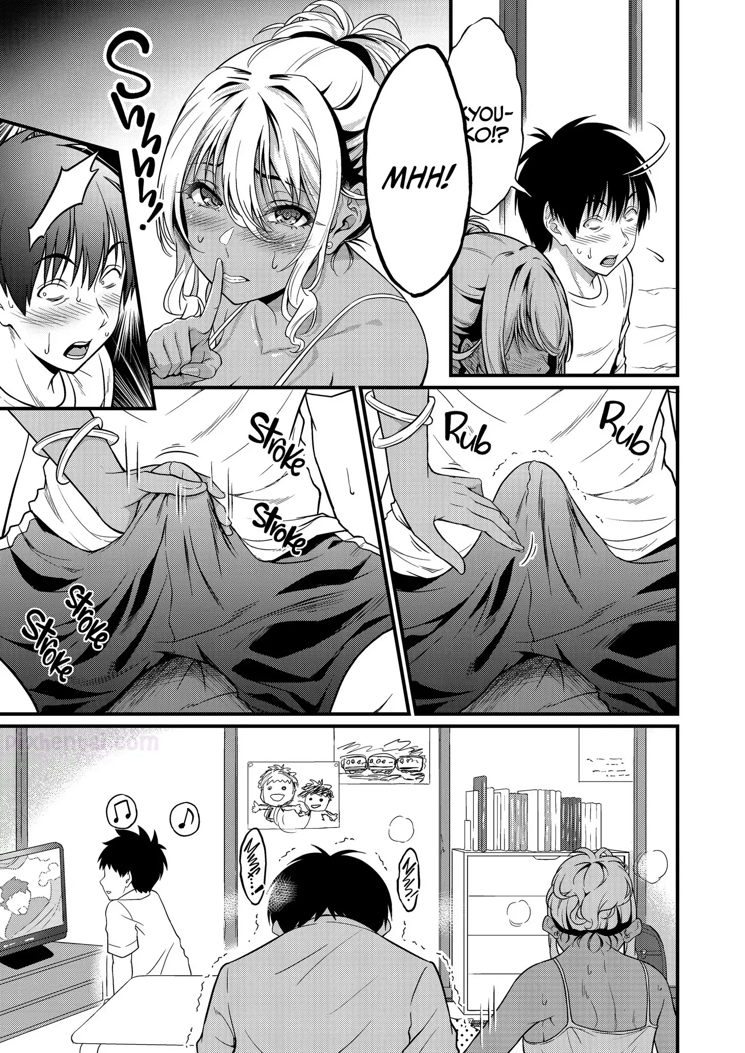 Komik hentai xxx manga sex bokep Yojouhan Ikken Apart de Komochi Dosukebe Rinjin to Asedaku Noukou na Otsukiai 14